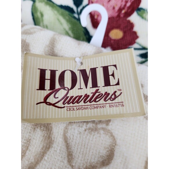 NWT Vintage Cecil Saydah Kitchen Towels Purple Flower Fruit Theme Pear Tomato - Picture 7 of 9